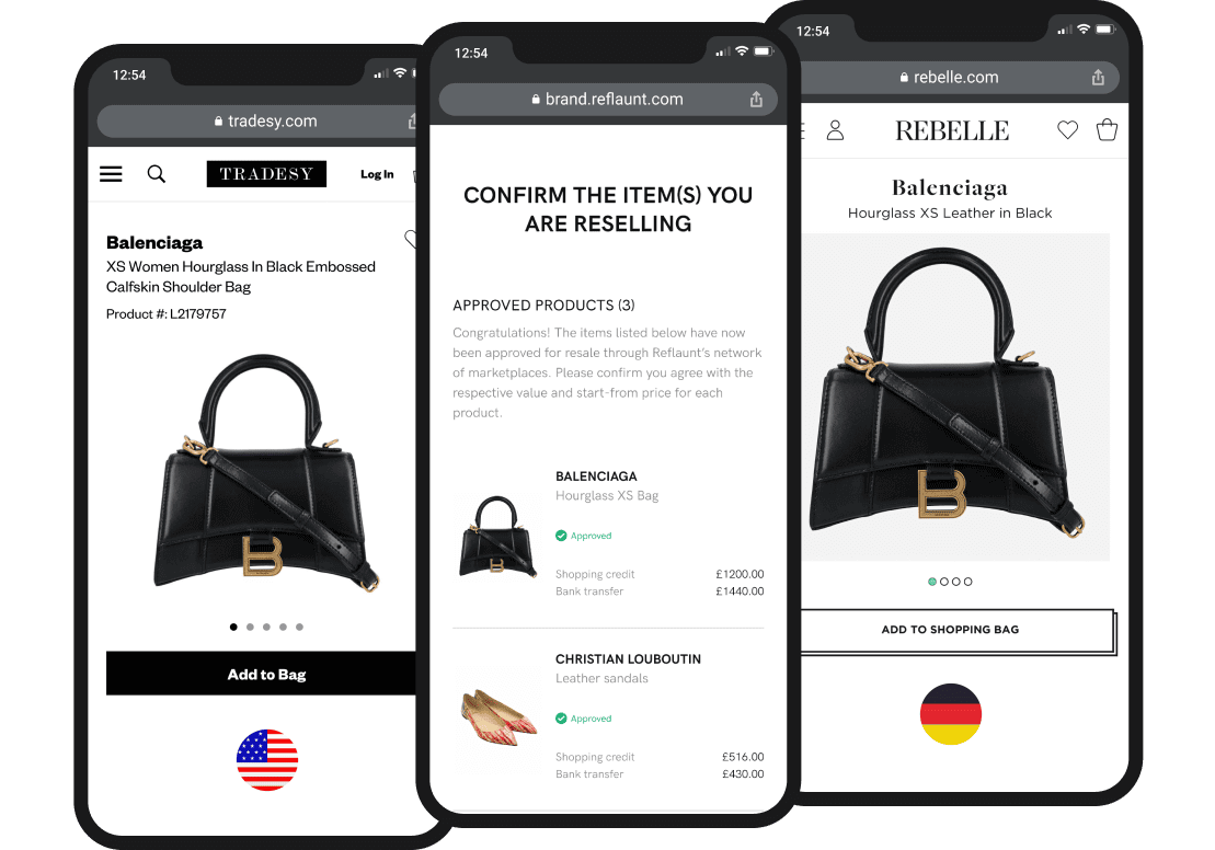 Reflaunt - We list the items across our global marketplace network